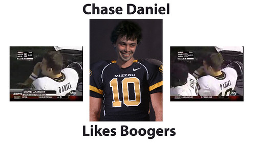 Chase Daniels Eats Booger